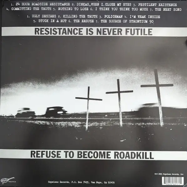 Against All Authority - 24 Hour Roadside Resistance (Red, Black, Splatter, LP, Album, Reissue) - фото №2