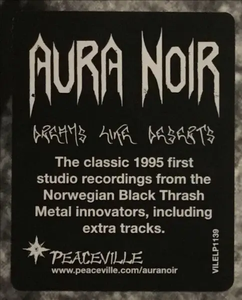 Aura Noir - Dreams Like Deserts (Мини-альбом, Переиздание, Дополнительная печать) - фото №7