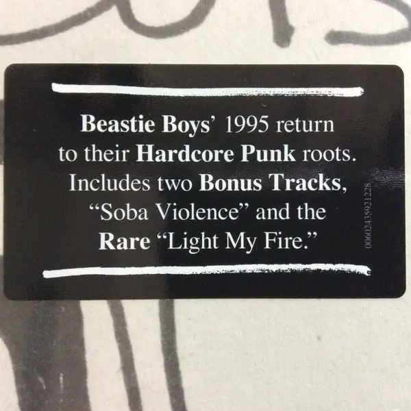Beastie Boys - Aglio E Olio (EP, Reissue) - фото №7