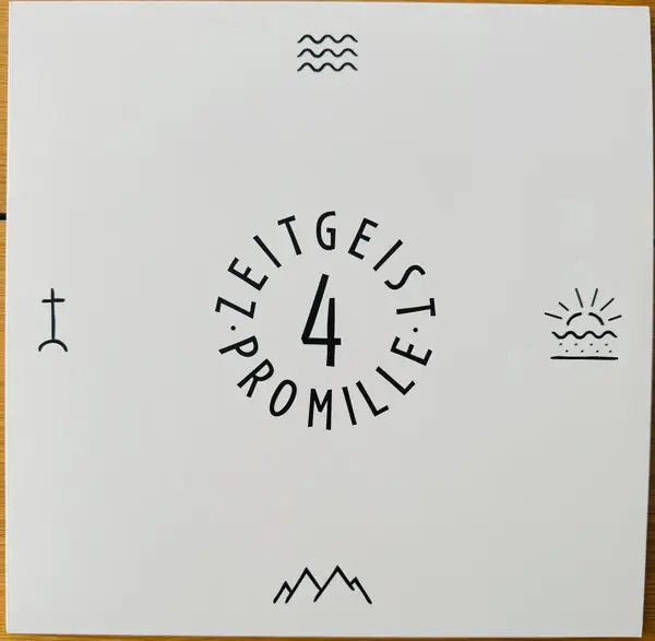 4 Promille - Zeitgeist (red, black, marbled, LP, Album, Stereo)