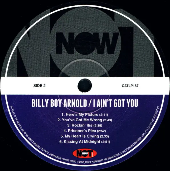 Billy Boy Arnold - I Ain't Got You (180 грамм, Сборник) - фото №4
