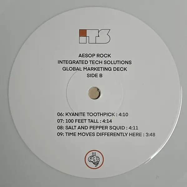 Aesop Rock - Integrated Tech Solutions (2 пластинки, White, Opaque, LP, Album, Stereo) - фото №7