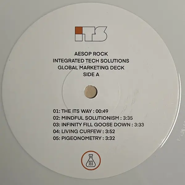 Aesop Rock - Integrated Tech Solutions (2 пластинки, White, Opaque, LP, Album, Stereo) - фото №6