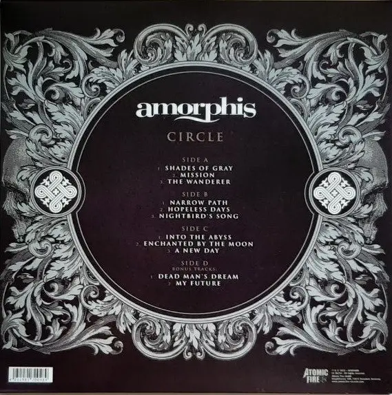 Amorphis - Circle (2 платівки, Білий, Золотий, Бризки, Альбом, Лимітоване, Перевидання) - фото №3