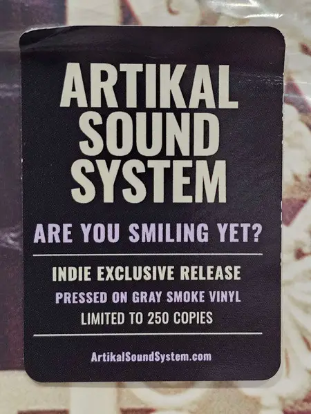 Artikal Sound System - Are You Smiling Yet? (Серый, Дым, Альбом, Лимитированое) - фото №5