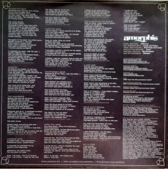 Amorphis - Circle (2 платівки, Білий, Золотий, Бризки, Альбом, Лимітоване, Перевидання) - фото №4