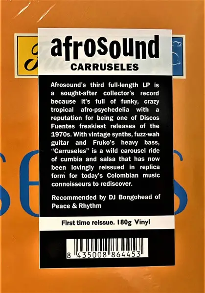 Afrosound - Carruseles (LP, Album, Reissue, Remastered) - фото №8