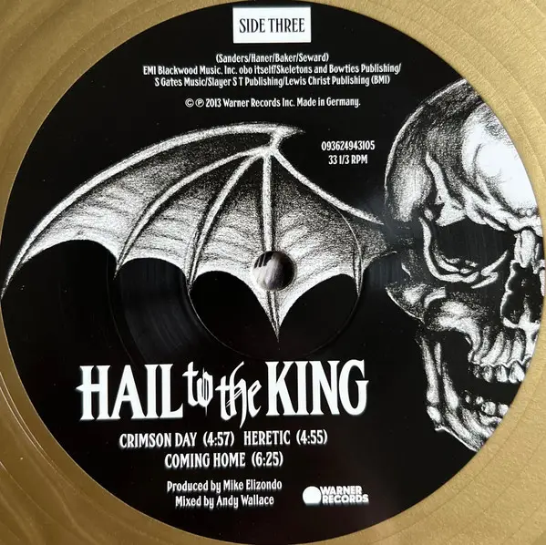 Avenged Sevenfold - Hail To The King (2 платівки, Золотий, Ювілейне видання до 10-річчя, Альбом, Лимітоване, Перевидання) - фото №9
