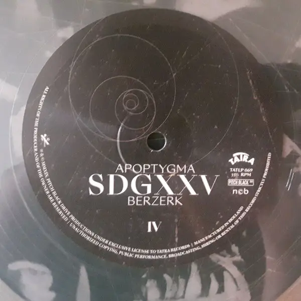 Apoptygma Berzerk - SDGXXV (2 пластинки, Прозрачный, Альбом, Лимитированое) - фото №6