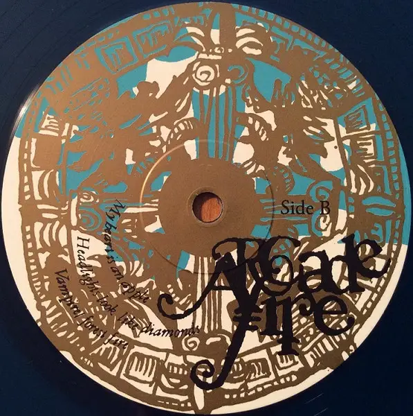 Arcade Fire - Arcade Fire (Синий, Прозрачный, EP, Record Store Day, Лимитированое, Пронумерованный, Переиздание, Ремастеринг) - фото №8