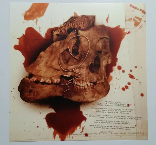 Aborted - Goremageddon (The Saw And The Carnage Done) (Red, Translucent, LP, Album, Reissue) - фото №5