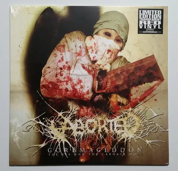 Aborted - Goremageddon (The Saw And The Carnage Done) (Red, Translucent, LP, Album, Reissue) - фото №2
