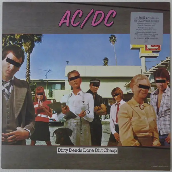 AC/DC - Dirty Deeds Done Dirt Cheap (LP, Album, Reissue, Remastered, Stereo)