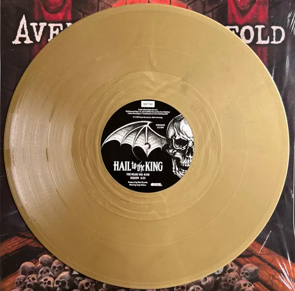 Avenged Sevenfold - Hail To The King (2 платівки, Золотий, Ювілейне видання до 10-річчя, Альбом, Лимітоване, Перевидання) - фото №4