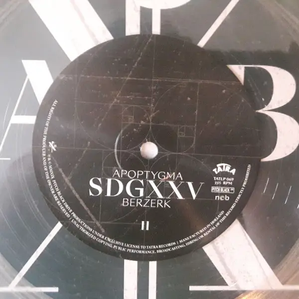 Apoptygma Berzerk - SDGXXV (2 пластинки, Прозрачный, Альбом, Лимитированое) - фото №4