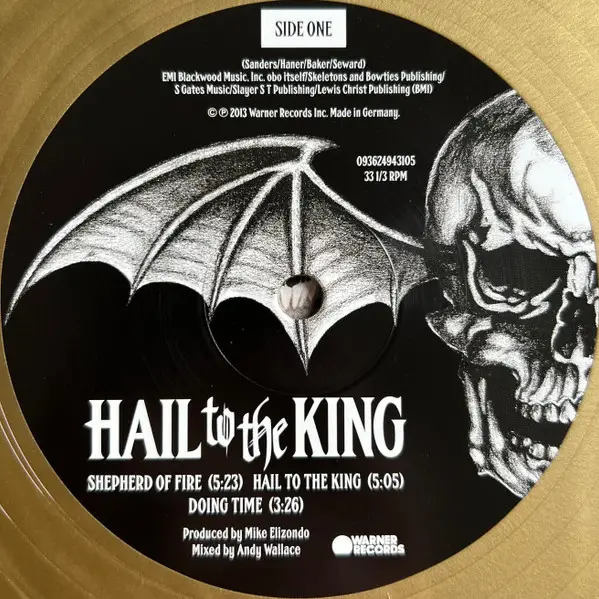 Avenged Sevenfold - Hail To The King (2 платівки, Золотий, Ювілейне видання до 10-річчя, Альбом, Лимітоване, Перевидання) - фото №7