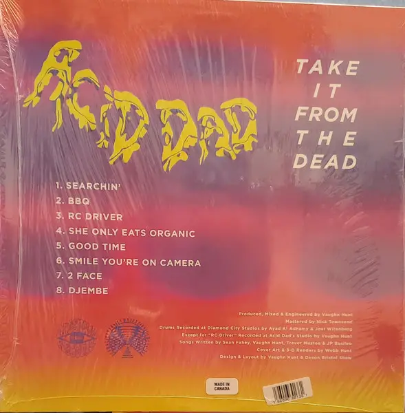 Acid Dad - Take It From The Dead (Half, LP, Stereo) - фото №2