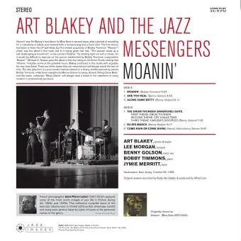 Art Blakey & The Jazz Messengers - Moanin' (180 грам, Розкладна обкладинка, Альбом, Deluxe видання, Лимітоване, Перевидання) - фото №3