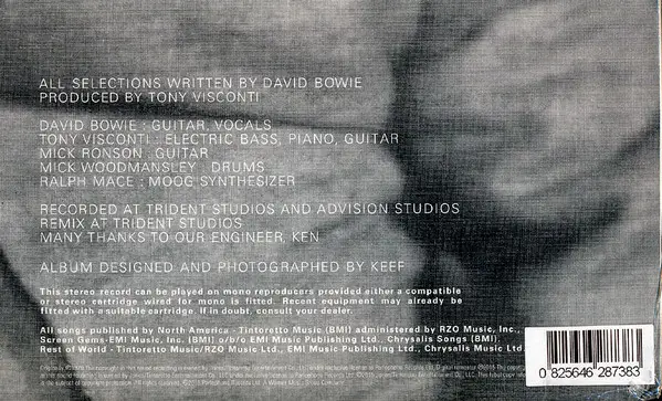 David Bowie - The Man Who Sold The World (LP, Album, Reissue, Remastered, Stereo) - фото №7