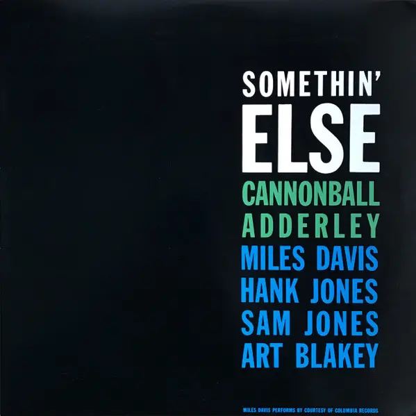 Cannonball Adderley - Somethin' Else (180g, LP, Album, Reissue)
