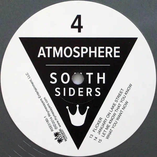 Atmosphere - Southsiders (2 платівки, Металічний колір, Срібний, Альбом) - фото №12