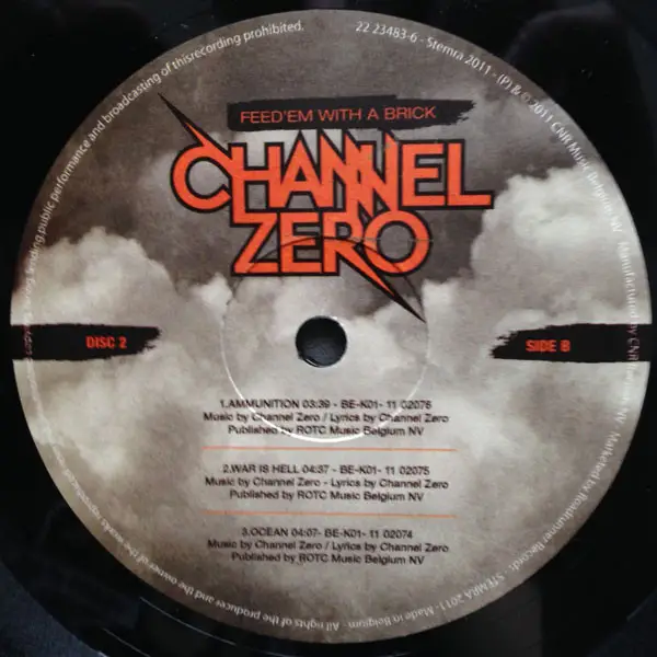 Channel Zero - Feed 'Em With A Brick (2 платівки, LP, Album) - фото №8