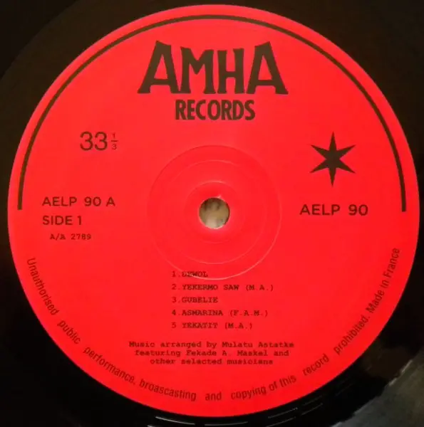 Mulatu Astatke & Fekade Amde Maskal & Mulatu Astatke & Fekade Amde Maskal - የካቲት (Ethio Jazz) (180 грамм, Альбом, Переиздание) - фото №3
