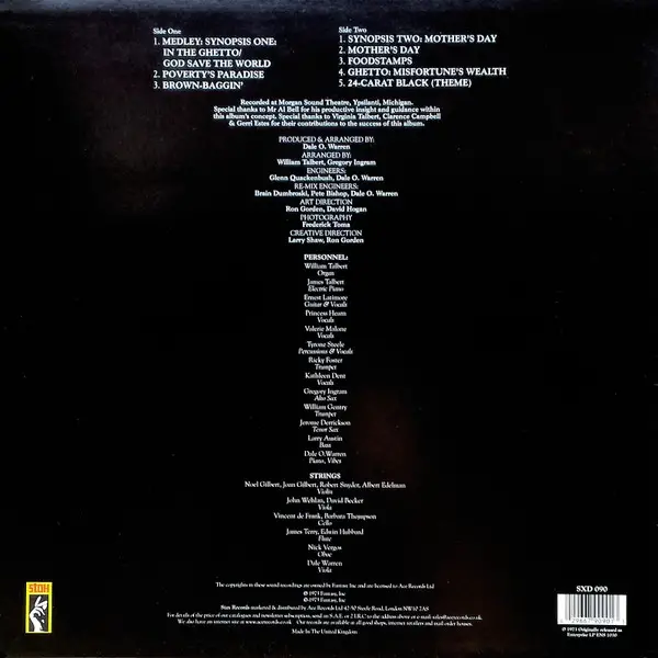 24 Carat Black - Ghetto: Misfortune's Wealth (LP, Album, Reissue) - фото №2