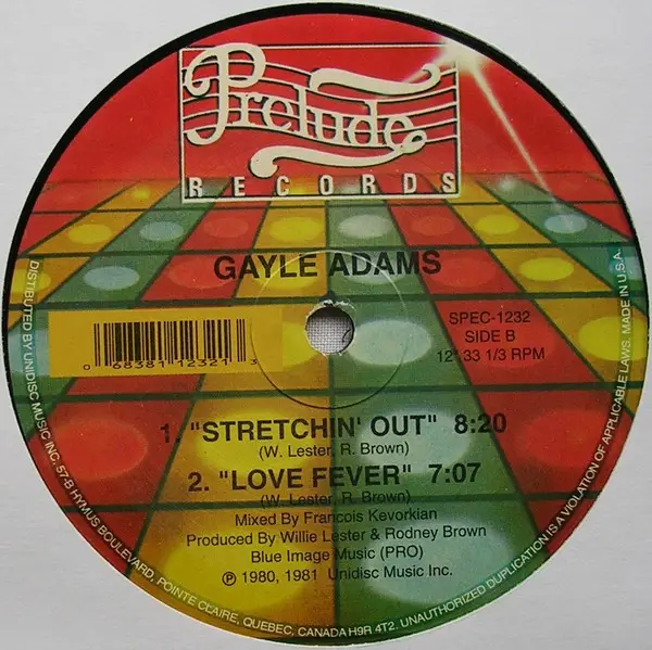 Gayle Adams - Your Love Is A Life Saver / Stretchin' Out / Love Fever (Reissue) - фото №2