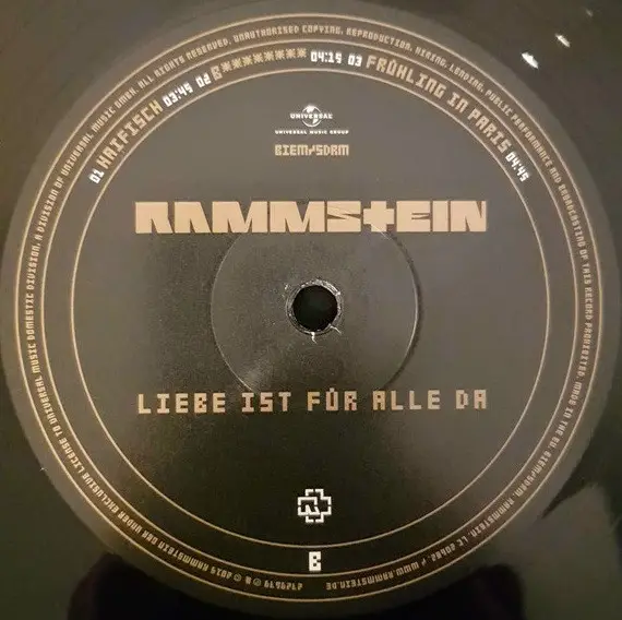 Rammstein - Liebe Ist Für Alle Da (2 пластинки, 180 грамм, Альбом, Переиздание, Ремастеринг) - фото №5