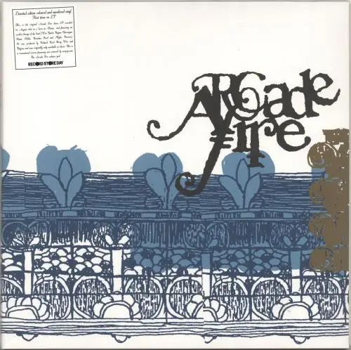 Arcade Fire - Arcade Fire (Синий, Прозрачный, EP, Record Store Day, Лимитированое, Пронумерованный, Переиздание, Ремастеринг)