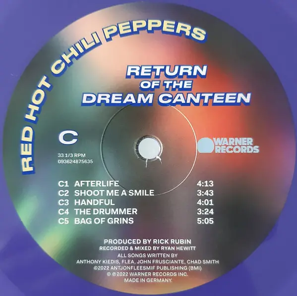 Red Hot Chili Peppers - Return Of The Dream Canteen (2 платівки, Фіолетовий, Альбом, Лимітоване) - фото №5