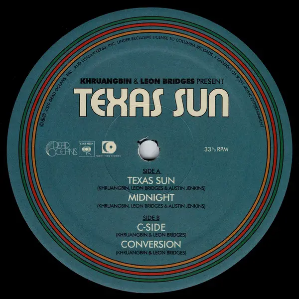 Khruangbin & Leon Bridges - Texas Sun (33 ⅓ об/хв, EP) - фото №3