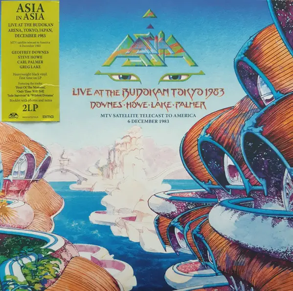 Asia - Live At The Budokan Tokyo 1983 (MTV Satellite Telecast To America 6 December 1983) (2 платівки, Альбом, Ремастеринг, Моно) - фото №2