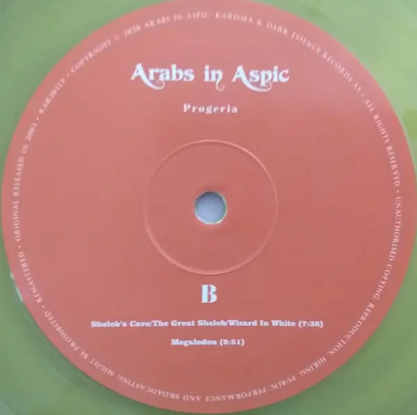 Arabs In Aspic - I-III (3 пластинки, Сборник, Лимитированое) - фото №17