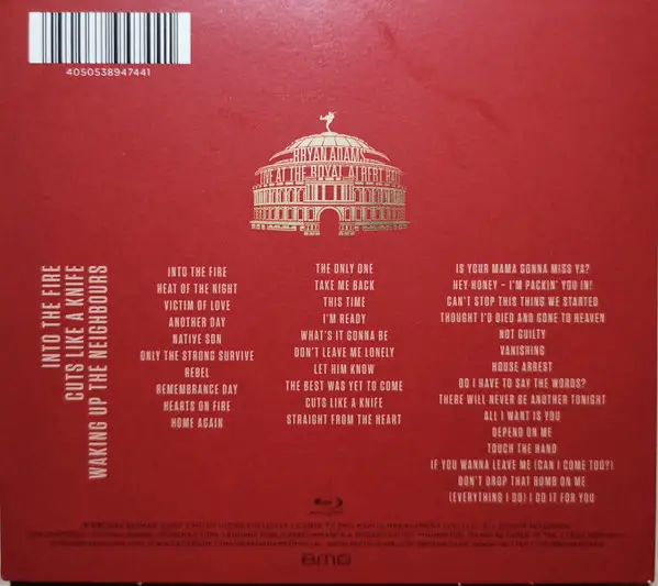 Bryan Adams - Live At The Royal Albert Hall (4 пластинки, LP) - фото №4