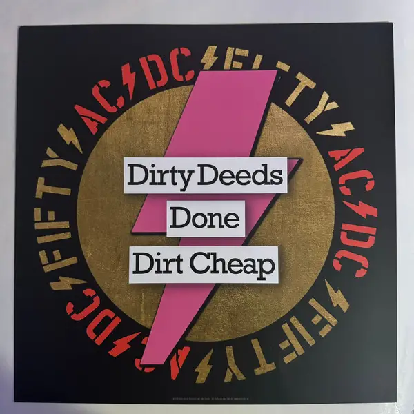 AC/DC - Dirty Deeds Done Dirt Cheap (Gold, 180g, LP, Album, Reissue, Remastered, Stereo) - фото №7