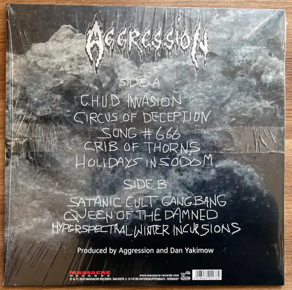 Aggression - Frozen Aggressors (LP, Album) - фото №2