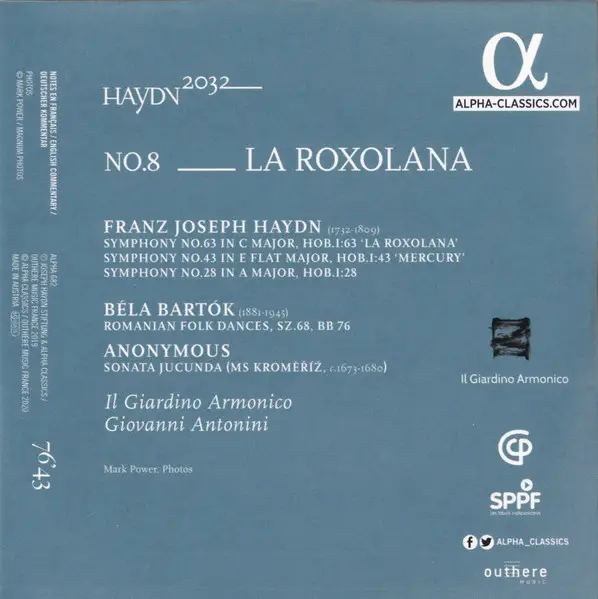 Joseph Haydn & Giovanni Antonini & Il Giardino Armonico - No. 8 _ La Roxolana (2 платівки, 180 грам, Альбом, Лимітоване, Пронумерований) - фото №19