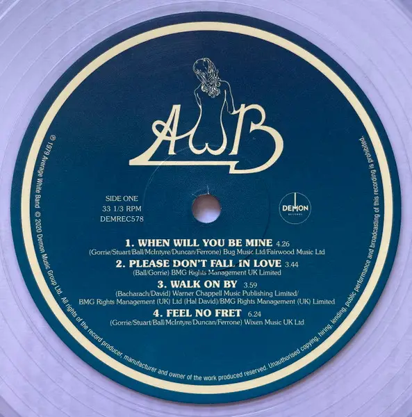 Average White Band - Feel No Fret (180 грамм, Прозрачный, Альбом, Переиздание, Ремастеринг) - фото №5