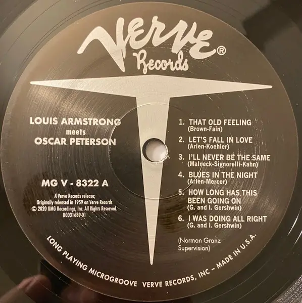 Louis Armstrong & Oscar Peterson - Louis Armstrong Meets Oscar Peterson (180 грамм, Раскладная обложка, Альбом, Переиздание, Ремастеринг) - фото №5