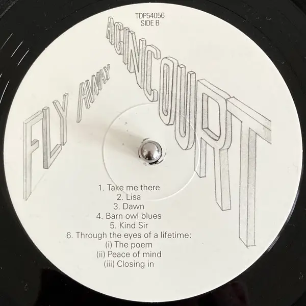 Agincourt - Fly Away (LP, Album, Reissue) - фото №4