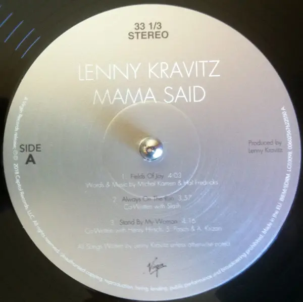 Lenny Kravitz - Mama Said (2 платівки, Розкладна обкладинка, Альбом, Перевидання) - фото №9