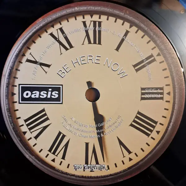 Oasis - Be Here Now (2 пластинки, Раскладная обложка, Альбом, Переиздание, Ремастеринг) - фото №8