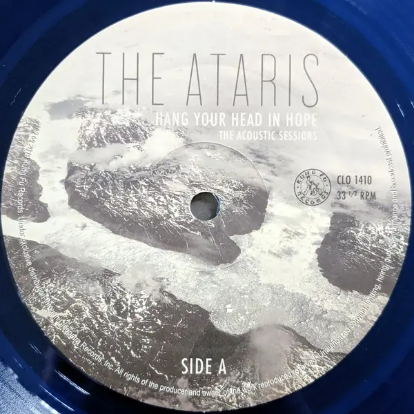 The Ataris - Hang Your Head In Hope The Acoustic Sessions (Синий, Альбом, Лимитированое) - фото №6