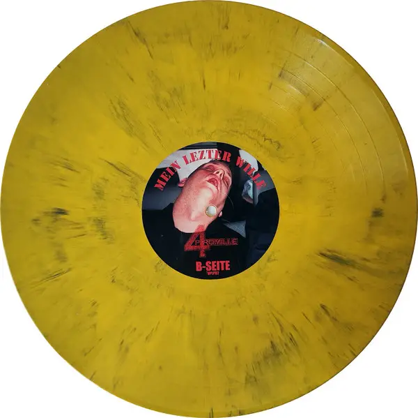 4 Promille - Im Nächsten Leben (yellow, black, marbled, LP, Album, Reissue) - фото №4