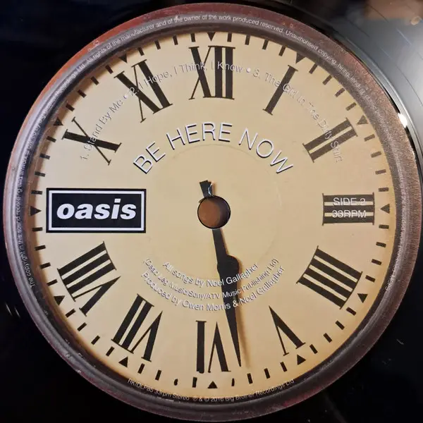 Oasis - Be Here Now (2 пластинки, Раскладная обложка, Альбом, Переиздание, Ремастеринг) - фото №6