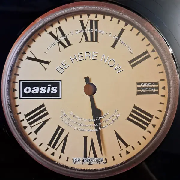 Oasis - Be Here Now (2 пластинки, Раскладная обложка, Альбом, Переиздание, Ремастеринг) - фото №7