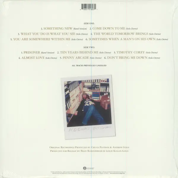 Andrew Gold - Something New: Unreleased Gold  (Цветной, Record Store Day, Сборник, Лимитированое) - фото №2