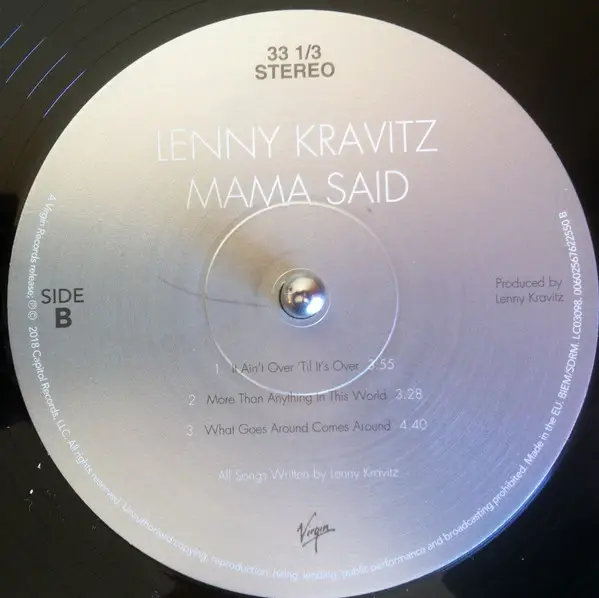 Lenny Kravitz - Mama Said (2 платівки, Розкладна обкладинка, Альбом, Перевидання) - фото №10